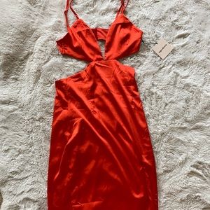 Super down cut out dress